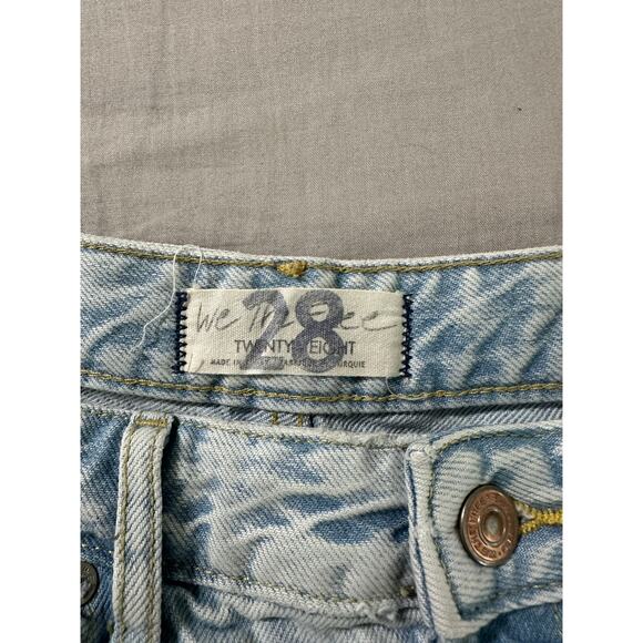 We The Free Distressed High Rise Denim Shorts sz 28 - Picture 3 of 3